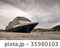 Cruise ship anchored in the Gruz port,  Dubrovnik 35980103
