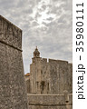 Dubrovnik old city fortress. Old Town walls. 35980111