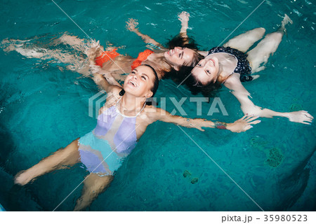 Funny female teenagers fooling around in the Funny female teenagers fooling around in the 35980523