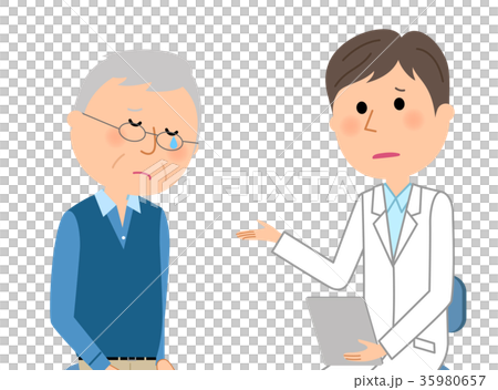 Male inquiry consultation in white coat Male inquiry consultation in white coat 35980657