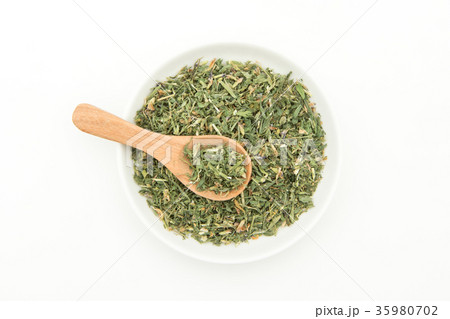 お茶用アルファルファ: Alfalfa leaves 35980702