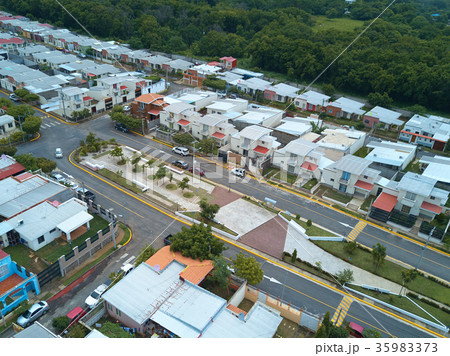 Urban park in residential area Urban park in residential area 35983373