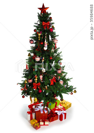 Decorated christmas tree 35984688