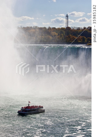 Beautiful photo of amazing Niagara waterfall Beautiful photo of amazing Niagara waterfall 35985182