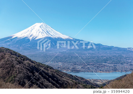 富士山(3月　三つ峠) 35994420