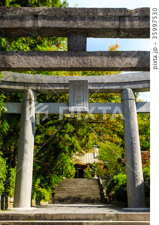 雲仙 温泉神社の紅葉 雲仙 温泉神社の紅葉 35997530