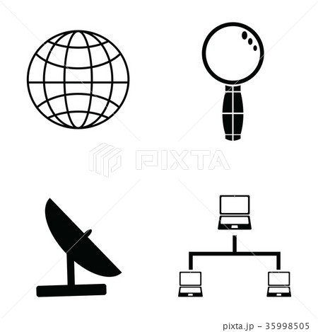 network icon set 35998505