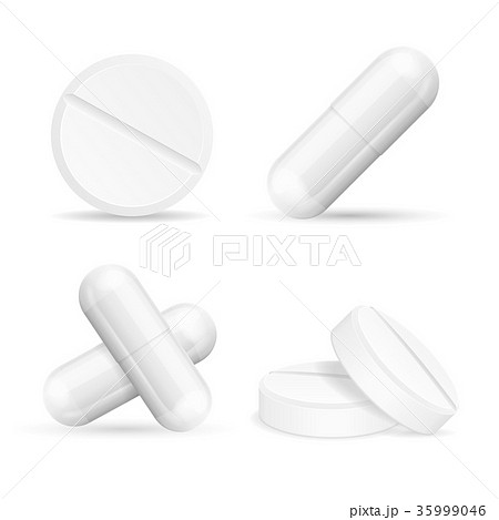 Realistic Detailed 3d Medical Different Tabletes Realistic Detailed 3d Medical Different Tabletes 35999046