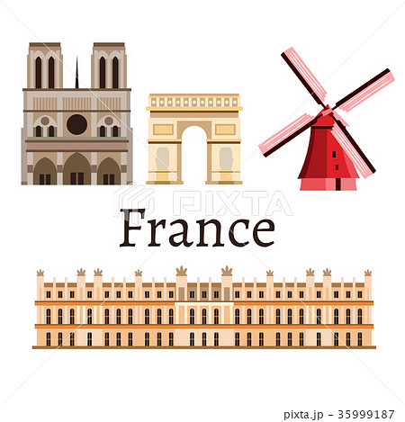 France romance set icon 35999187