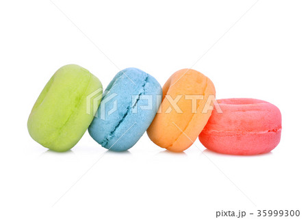 colorful of mini donuts isolated on white colorful of mini donuts isolated on white 35999300