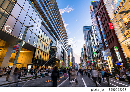 《東京都》銀座・都市風景 《東京都》銀座・都市風景 36001343
