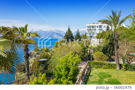 Sunny day in popular resort city Antalya, Turkey 36002976