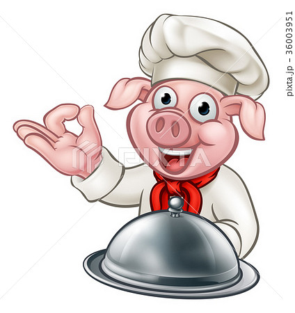 Pig Chef Cartoon Character Pig Chef Cartoon Character 36003951