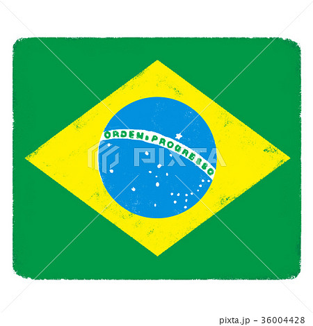 国旗 ブラジルのイラスト素材 36004428 Pixta
