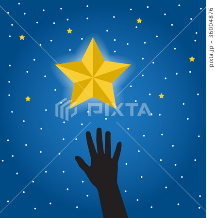 desire to get a starのイラスト素材 [36004876] - PIXTA