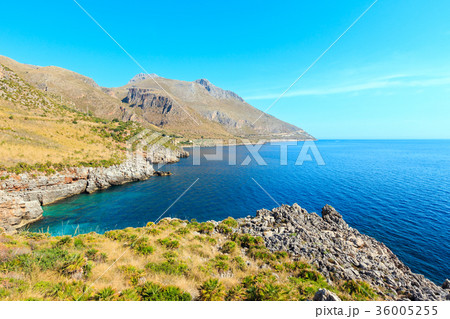 Sea bay in Zingaro Park, Sicily, Italy 36005255