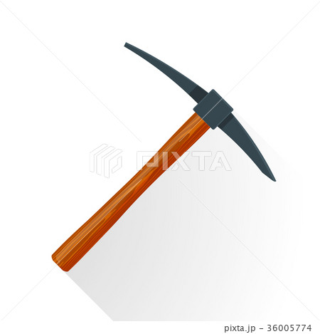 vector pick mining tool illustration. 36005774
