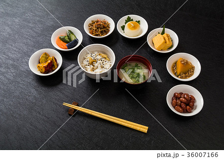 ごはんのおかず　Side dishes of rice japanese food 36007166