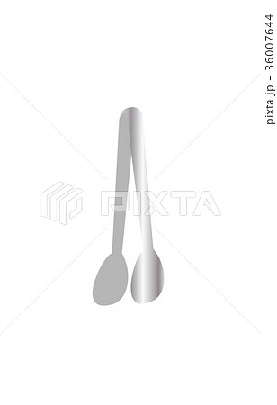 キッチンアイテムトングのイラスト素材