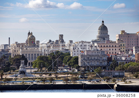 Havana. View of the old city through a bay from Mo 36008258