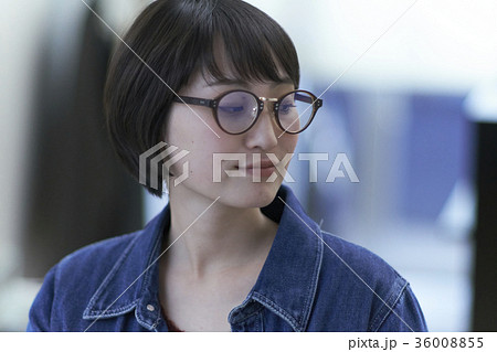 美容室に来た学生 美容室に来た学生 36008855
