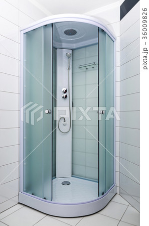 Bathroom with new shower cabin 36009826