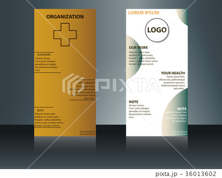 Vector health care brochure for clinic with Vector health care brochure for clinic with 36013602