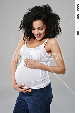 Pregnant woman portrait Pregnant woman portrait 36014999
