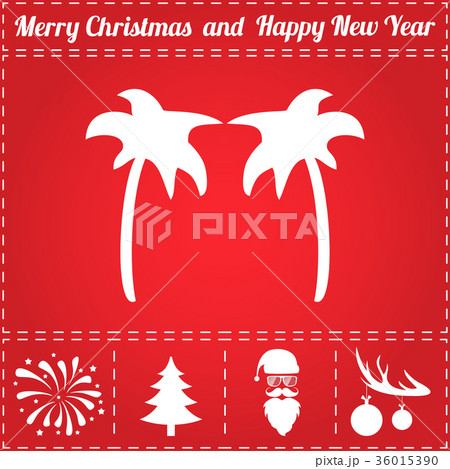 Palm tree Icon Vector 36015390