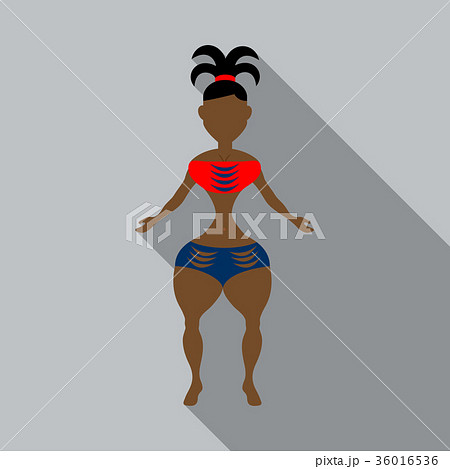 Brazilian samba dancers. Vector carnival girls 36016536