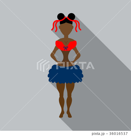 Brazilian samba dancers. Vector carnival girls 36016537