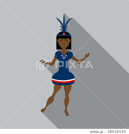 Brazilian samba dancers. Vector carnival girls 36016550