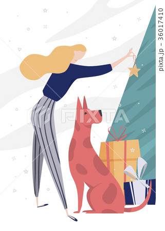 Magazine illustration for Christmas. 36017410