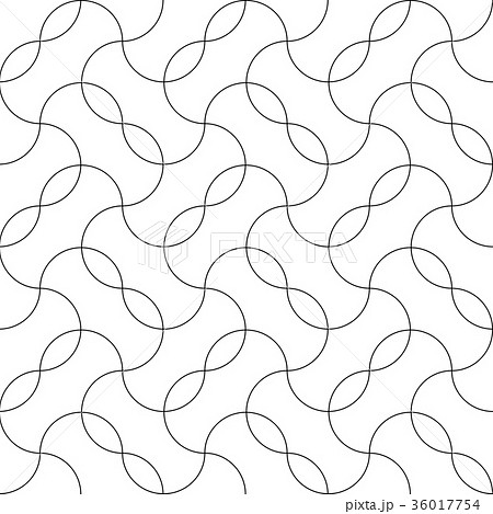 Seamless pattern. Wavy lines texture. 36017754