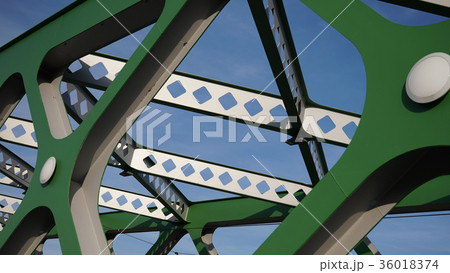 Abstract metal construction. Abstract metal construction. 36018374