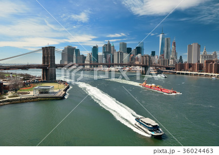 Brooklyn Bridge and downtown Manhattan 36024463