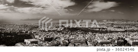 Athens skyline from Mt Lykavitos panorama 36024546