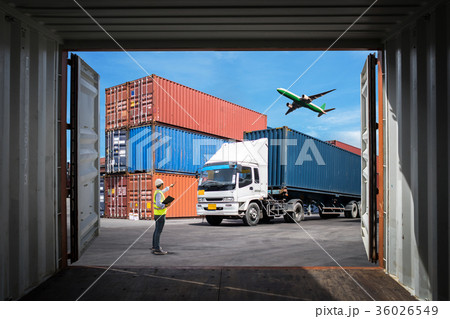 Business logistic concept, import and export concept 36026549