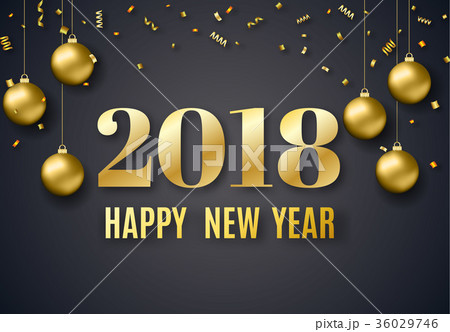 2018 New Year background 2018 New Year background 36029746