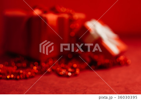 romantic holiday gift red defocused background 36030395