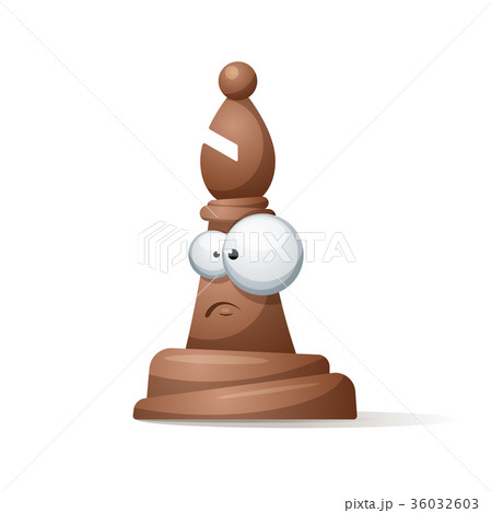 Funny, cute chess - cartoon characters. Funny, cute chess - cartoon characters. 36032603