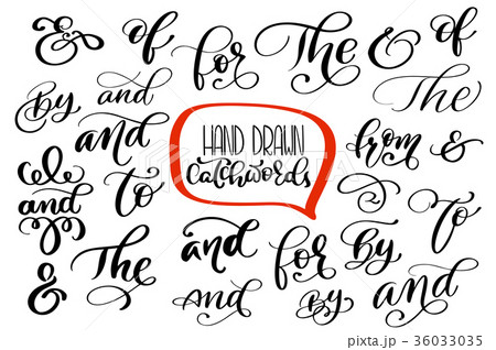 Big collection of hand lettered ampersands and 36033035