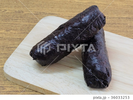 Japanese Rice Maki Sushi on Cutting Board 36033253