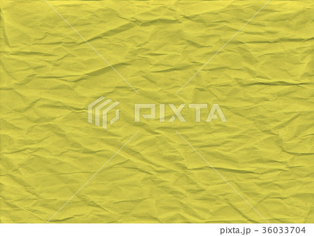 Retro yellow paper folded texture background 36033704