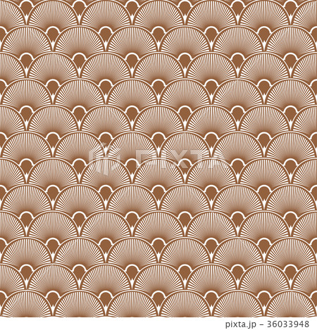 Art Deco Seamless Pattern Background. Vector 36033948