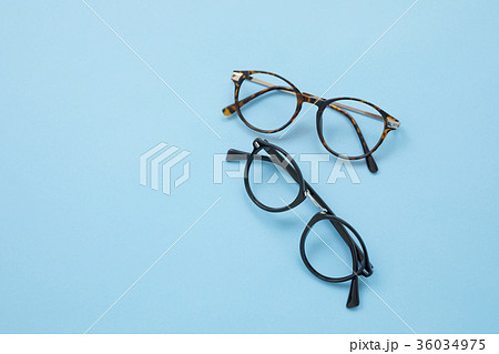 メガネ 青バック メガネ 青バック 36034975