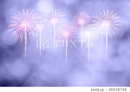Fireworks celebration background with bokeh. Fireworks celebration background with bokeh. 36038748
