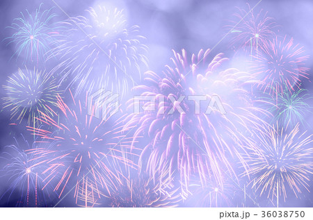 Fireworks celebration background with bokeh. 36038750