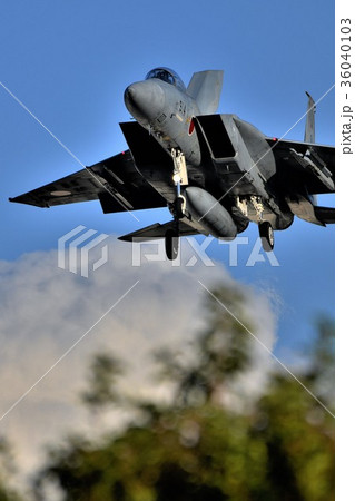 航空自衛隊 岐阜基地 航空祭予行 17年 の写真素材