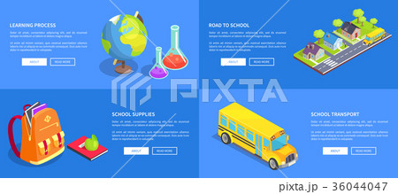 Learnin Stationery Supplies, Road to School, Bus 36044047